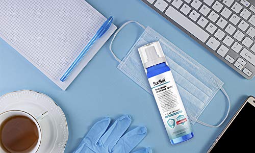 SurSol Face Mask Sanitising Spray 75ml Kills germs EN1276 EN14476 - Image 2