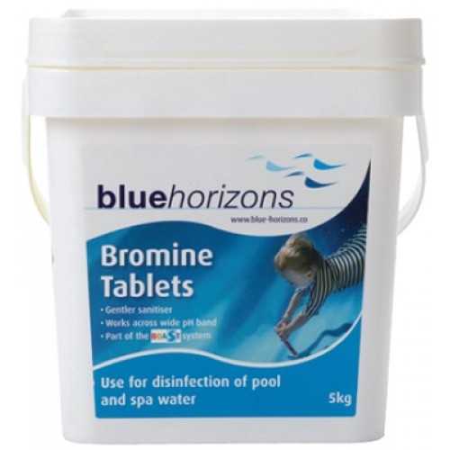 Blue Horizons - Bromine Tablets (BCDMH) 1 X 5kg Chlorine free slow release