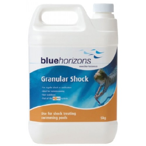 Blue Horizons - Granular Shock 1 X 5kg kills algae stabiliser free