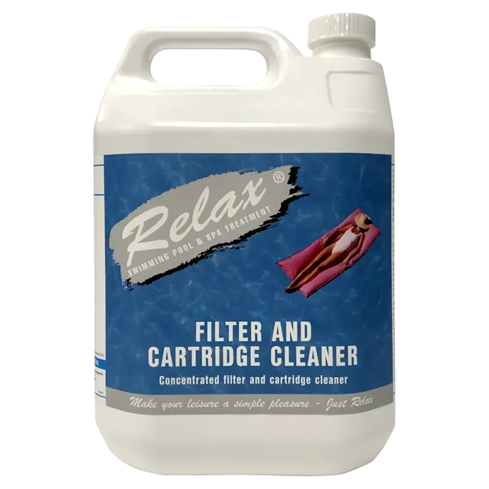 Plastica 5L Relax Hot tub Filter Cartridge Cleaner 5 Litres