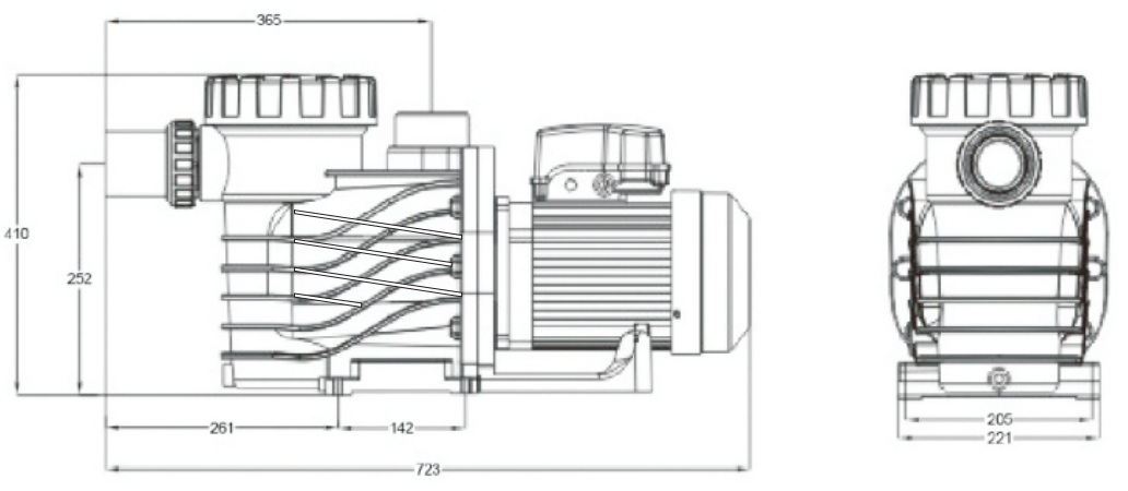 Deep Blue Pro Frequency Conversion Pump 2HP 220V for Energy Efficiency - Image 17