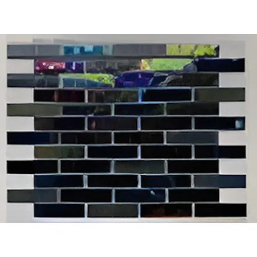 Deep Blue Dark Crystal Mosaic Tiles, 23.5 x 23.5mm for Concrete Pools, 304 x 304mm Sheet - Crystal Mosaic Black Mixed - Image 20