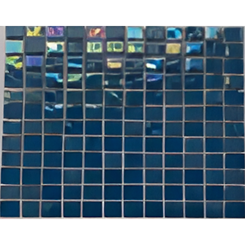 Deep Blue Dark Crystal Mosaic Tiles, 23.5 x 23.5mm for Concrete Pools, 304 x 304mm Sheet - Crystal Mosaic Dark 23.5x74 - Image 35