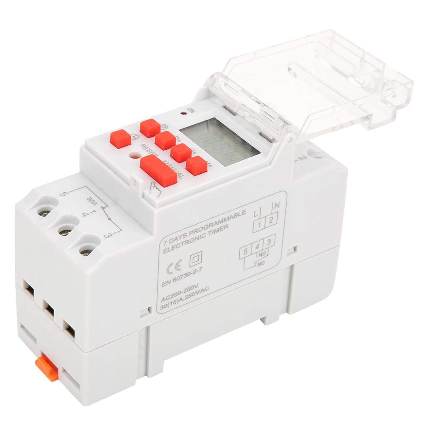 Deep Blue Fuse Timer 20A - Durable & Compact, 39.5x24.5x38mm Packing Size