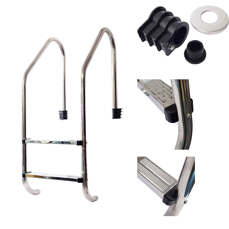 Deep Blue Pro Standard Pool ladder. 2 Tread. High quality safe Stainless steel - Image 6