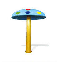 Deep Blue Long Waist Clown Large Fountain Statue Sprayer - 800mm Width, 3000mm Height, 350mm Base - Mushroom Fountain 1.2m - Image 3