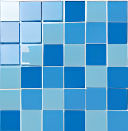 Deep Blue Glass Mosaic Andromeda Tiles - 300x300mm Sheet of 48x48mm Tiles for Concrete Pools - Glass Mosaic Antlia 48x48 - Image 2