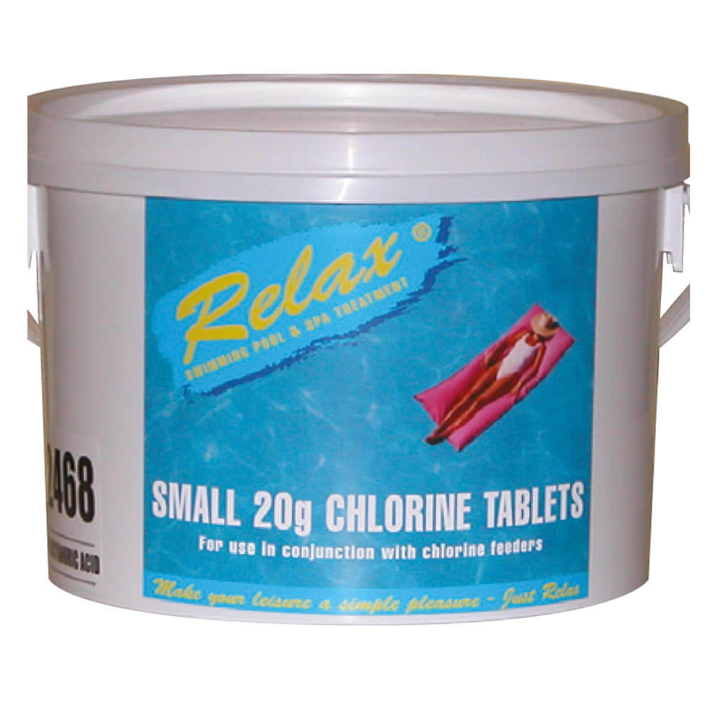 Plastica 2kg Relax Small Chlorine Tablets