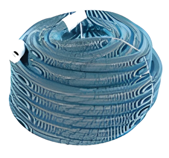 Deep Blue Pro 15m Dual Colour Swimming Pool Vacuum Hose, 1.5 Inch - Image 2