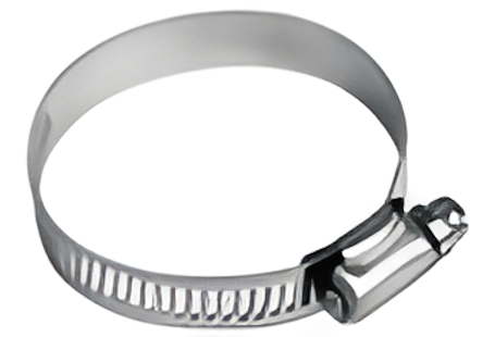 Deep Blue 1.5-Inch Stainless Steel Hose Connection Lock Ring, Clip Clamp Worm Drive - Image 2
