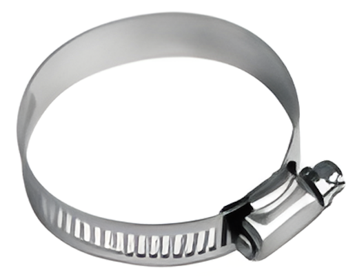 Deep Blue 2-Inch Stainless Steel Hose Attachment Lock Ring, Clip Clamp Worm Drive - Image 2