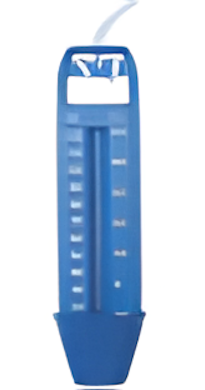 Deep Blue Pro 24cm Floating Blue Thermometer Gauge for Swimming Pools and Hot Tubs - Thermometer Transparent - Image 2