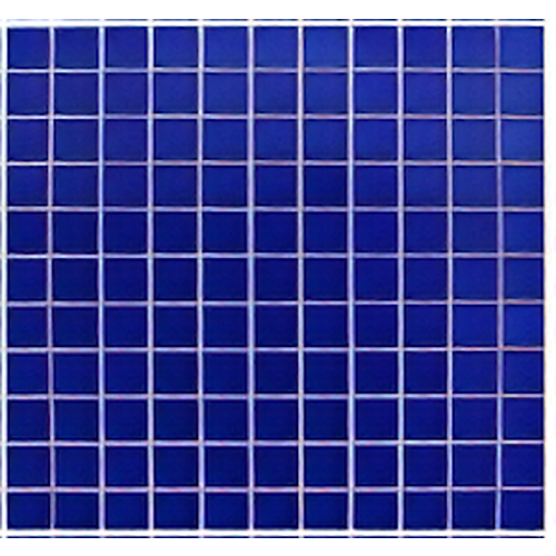 Deep Blue Ceramic Mosaic Deep Sky Blue Tiles - 25x25mm for Concrete Pools, 300x300mm Sheet - Image 4