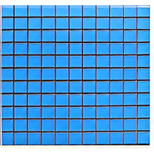 Deep Blue Ceramic Mosaic Black Tiles - 25x25mm for Concrete Pools, 300x300mm Sheet - Image 4