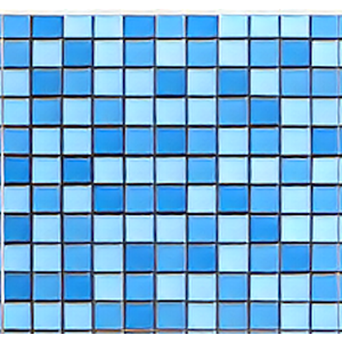Deep Blue Ceramic Mosaic Deep Sky Blue Tiles - 25x25mm for Concrete Pools, 300x300mm Sheet - Image 7