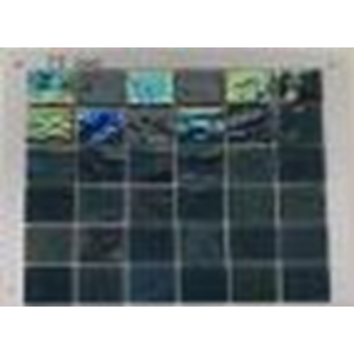 Deep Blue Dark Crystal Mosaic Tiles, 23.5 x 23.5mm for Concrete Pools, 304 x 304mm Sheet - Crystal Mosaic Green Pearl 48 C - Image 37