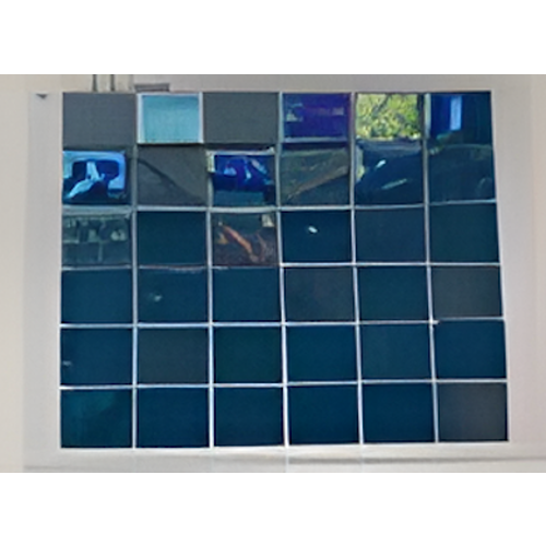 Deep Blue Dark Crystal Mosaic Tiles, 23.5 x 23.5mm for Concrete Pools, 304 x 304mm Sheet - Crystal Mosaic Pearl 48 - Image 9