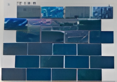 Deep Blue Dark Crystal Mosaic Tiles, 23.5 x 23.5mm for Concrete Pools, 304 x 304mm Sheet - Crystal Mosaic Pearl 48 - Image 7
