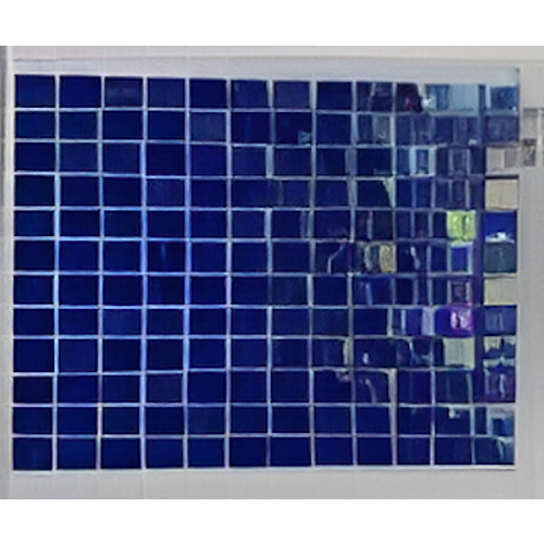 Deep Blue Dark Crystal Mosaic Tiles, 23.5 x 23.5mm for Concrete Pools, 304 x 304mm Sheet - Crystal Mosaic Pearl 48 - Image 10