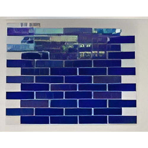 Deep Blue Dark Crystal Mosaic Tiles, 23.5 x 23.5mm for Concrete Pools, 304 x 304mm Sheet - Crystal Mosaic Green Pearl 48 C - Image 11