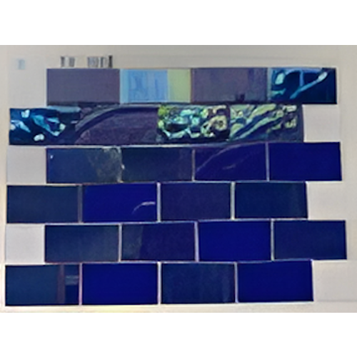 Deep Blue Dark Crystal Mosaic Tiles, 23.5 x 23.5mm for Concrete Pools, 304 x 304mm Sheet - Crystal Mosaic Pearl 48 B - Image 12