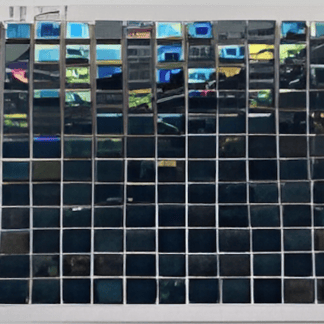 Deep Blue Dark Crystal Mosaic Tiles, 23.5 x 23.5mm for Concrete Pools, 304 x 304mm Sheet - Crystal Mosaic Black 23 5x23 5