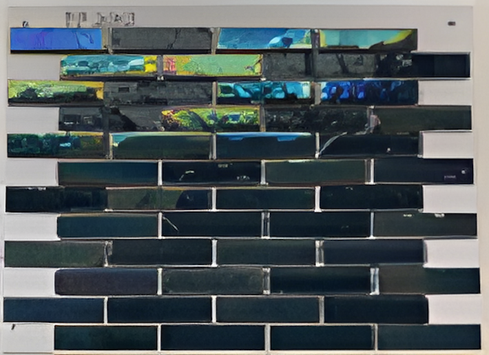 Deep Blue Dark Crystal Mosaic Tiles, 23.5 x 23.5mm for Concrete Pools, 304 x 304mm Sheet - Crystal Mosaic Pearl 48 - Image 31