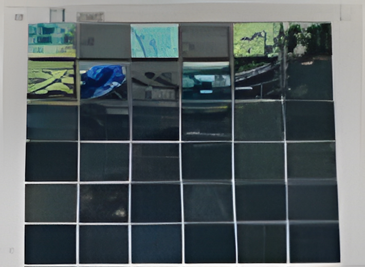 Deep Blue Dark Crystal Mosaic Tiles, 23.5 x 23.5mm for Concrete Pools, 304 x 304mm Sheet - Crystal Mosaic Pearl 48 B - Image 34