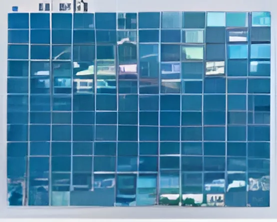 Deep Blue Dark Crystal Mosaic Tiles, 23.5 x 23.5mm for Concrete Pools, 304 x 304mm Sheet - Crystal Mosaic Black Mixed - Image 2