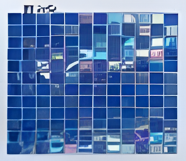 Deep Blue Dark Crystal Mosaic Tiles, 23.5 x 23.5mm for Concrete Pools, 304 x 304mm Sheet - Crystal Mosaic Pearl 48 - Image 40