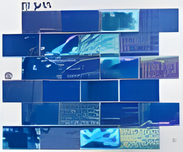 Deep Blue Dark Crystal Mosaic Tiles, 23.5 x 23.5mm for Concrete Pools, 304 x 304mm Sheet - Crystal Mosaic Pearl 48 - Image 27