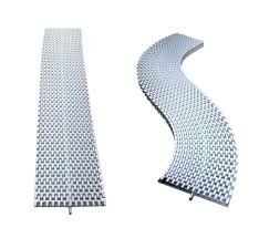 Deep Blue Eco Zigzag Pool Floor Grate - 18cm Strong PP Plastic - Eco Zigzag Grating 30cm