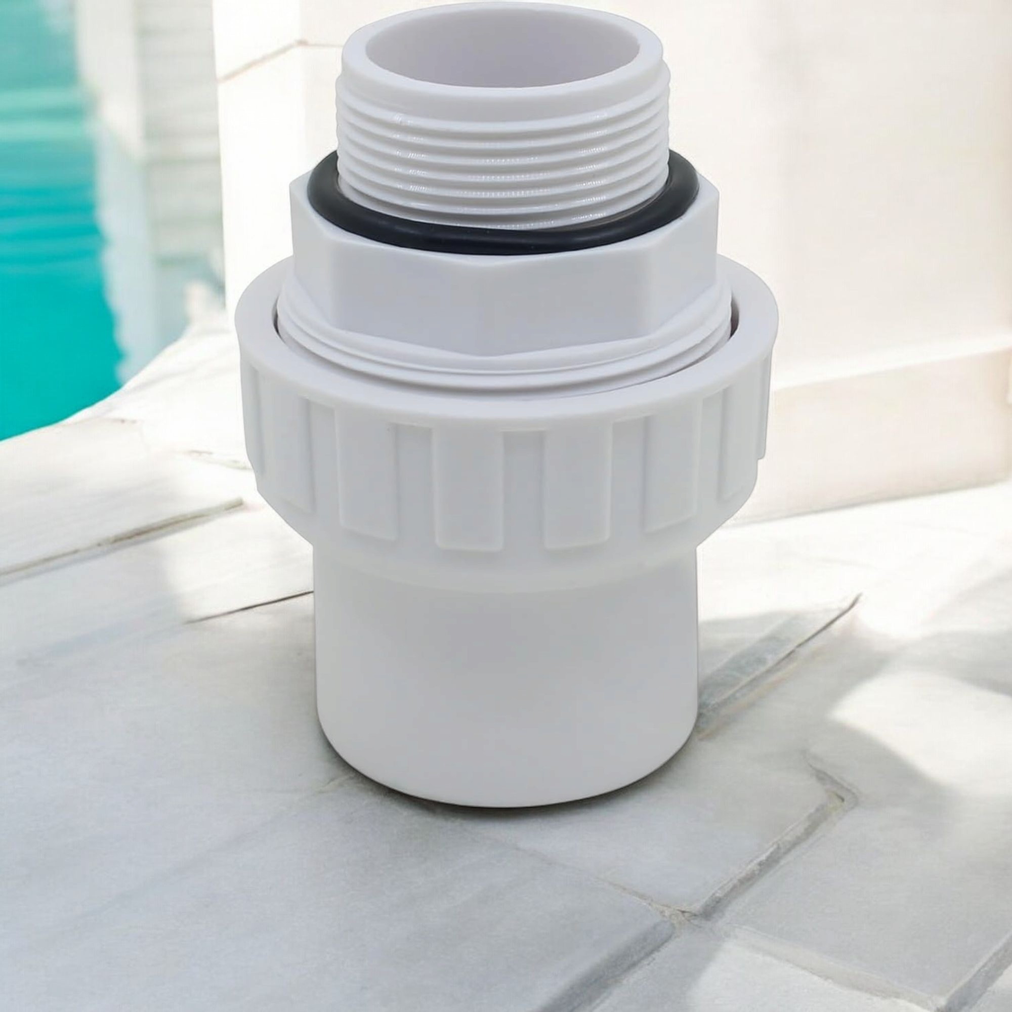 Deep Blue Water Pump External Teeth Connector - 2-in-1 1.5 Inch ABS - Image 5