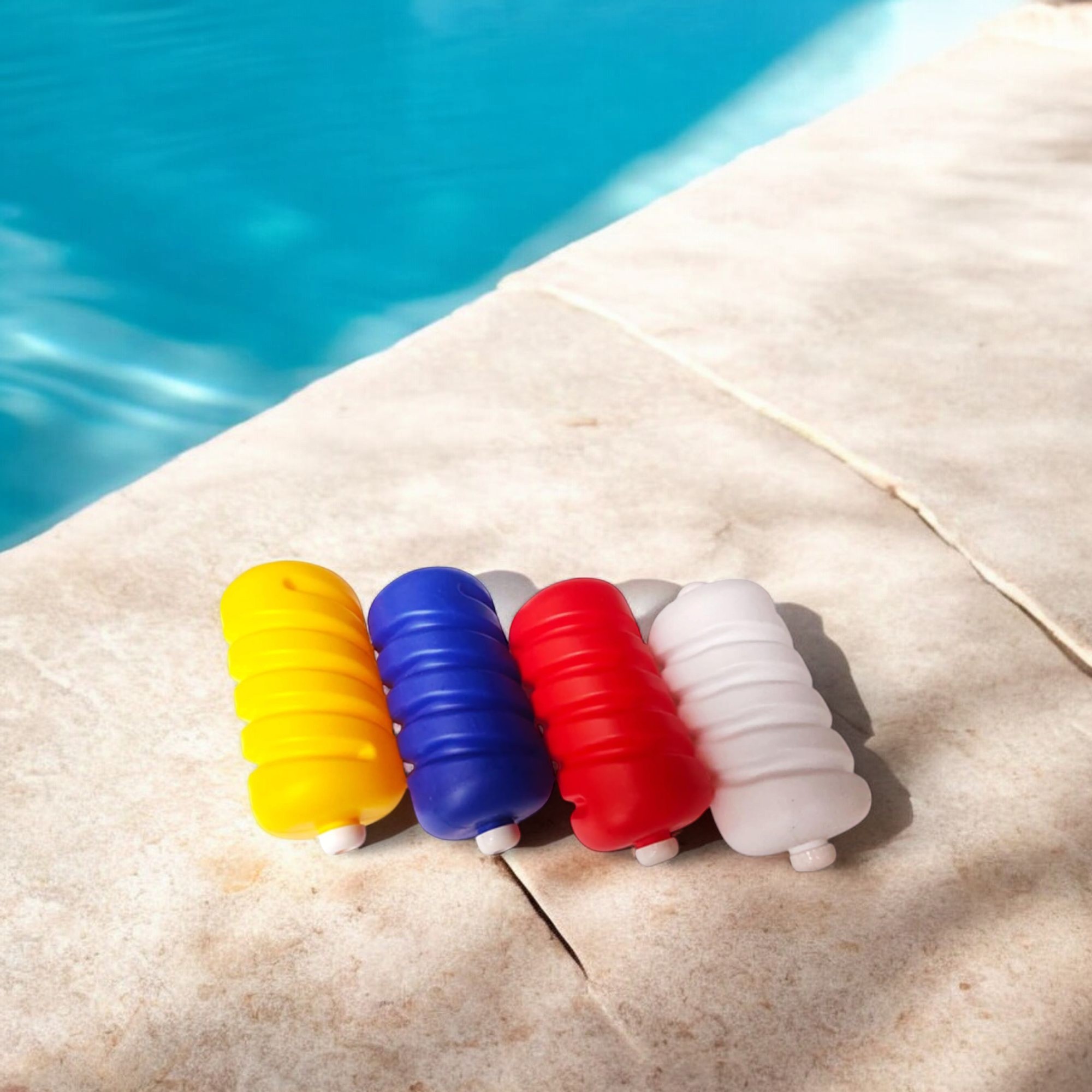 Deep Blue 9cm Spiral Swim Lane Divider Cable - 25m Lightweight PE Plastic - Image 3