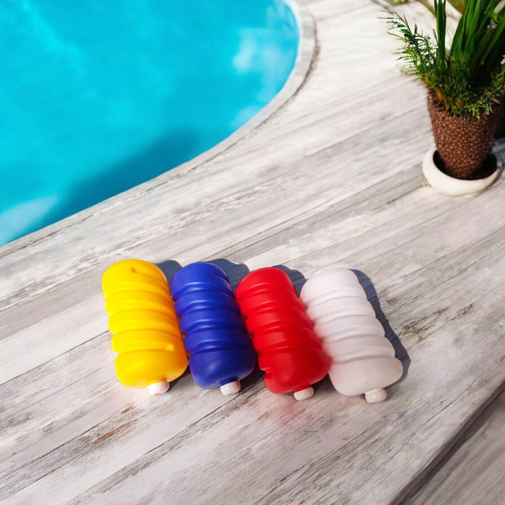 Deep Blue 9cm Spiral Swim Lane Divider Cable - 25m Lightweight PE Plastic - Image 4