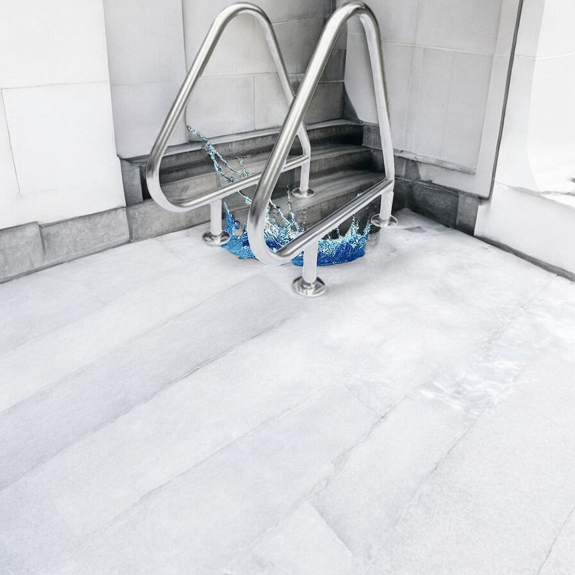 Deep Blue Pro Draco grabrail for swimming pools. High quality safe Stainless steel - Image 5