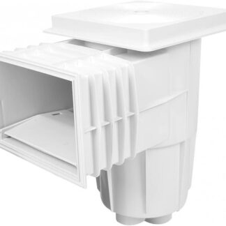 Deep Blue ABS Skimmer for Concrete Pools - 15M, Square Frame with Round Lid