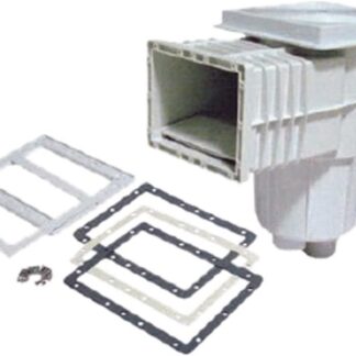 Deep Blue ABS Wide Mouth Skimmer for Vinyl Pools with Square Frame & 63.5mm Extension Piece
