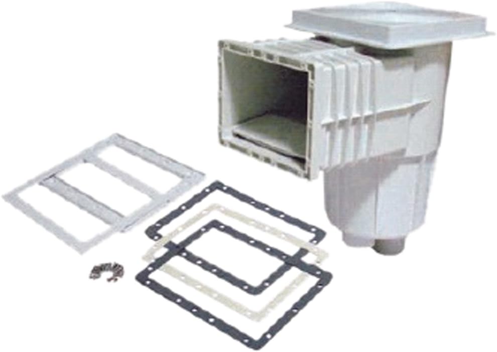 Deep Blue ABS Wide Mouth Skimmer for Vinyl Pools with Square Frame & 63.5mm Extension Piece