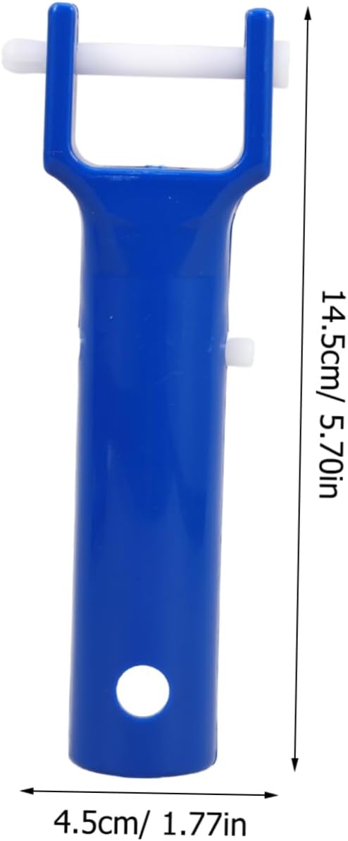 Deep Blue Pool Brush Replacement Connector for Secure Attachments (3 section joint)