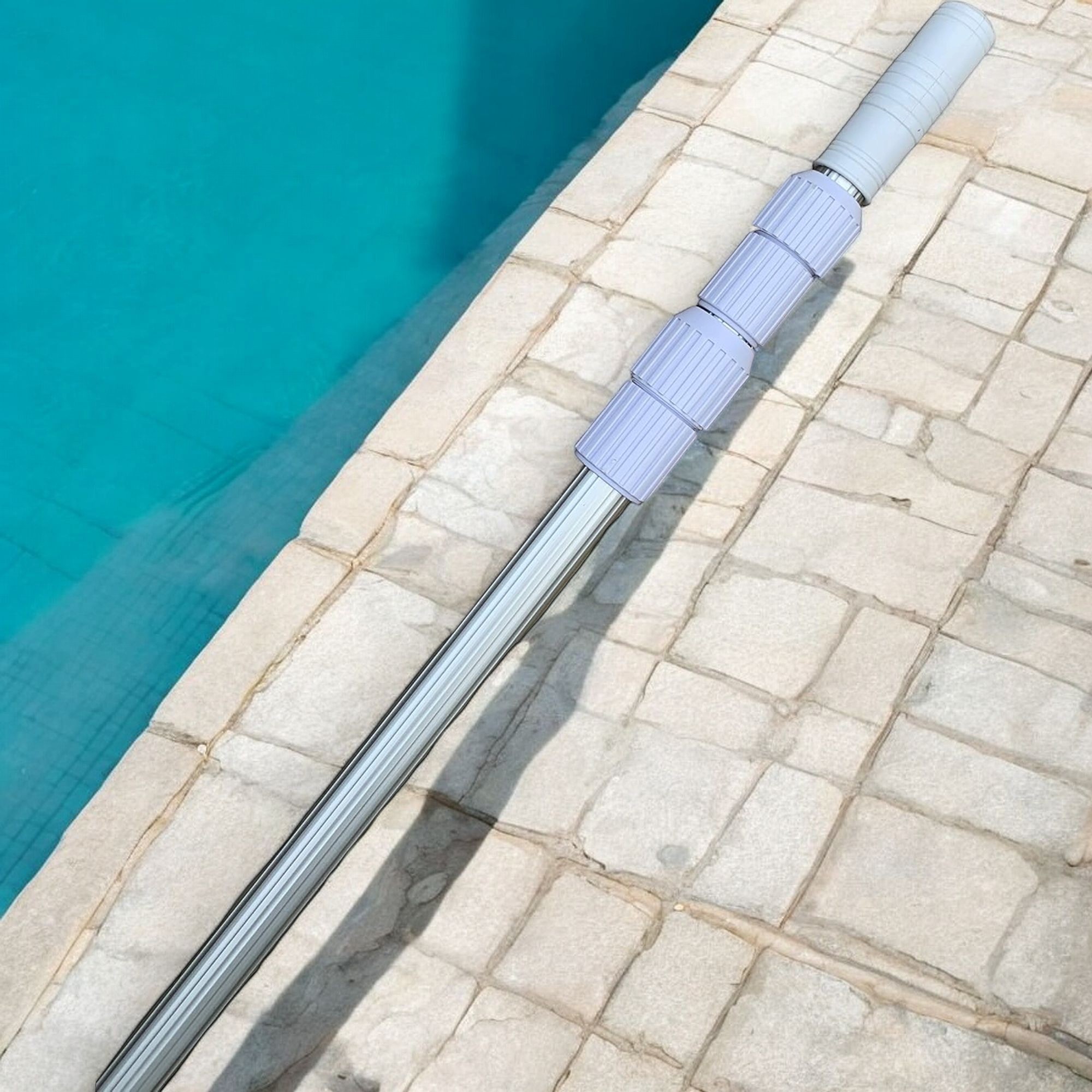 Deep Blue 2.4m Smooth Telescopic Pool Pole, Lightweight 2x120cm Design - Smooth Pole 3.6m 2x180cm - Image 6
