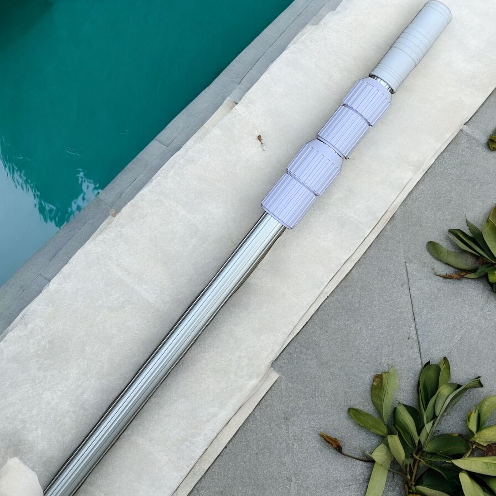 Deep Blue 2.4m Smooth Telescopic Pool Pole, Lightweight 2x120cm Design - Smooth Pole 3.6m 2x180cm - Image 8
