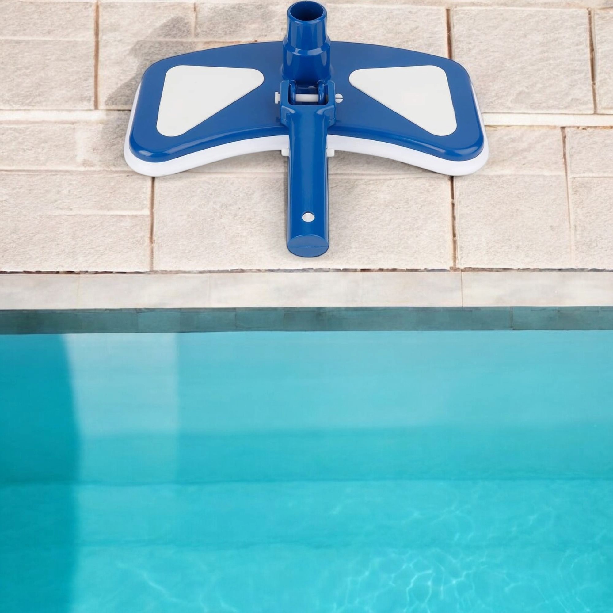 Deep Blue Pro Manual Pool Floor Vacuum Head with Stain Remover - Blue - Image 10