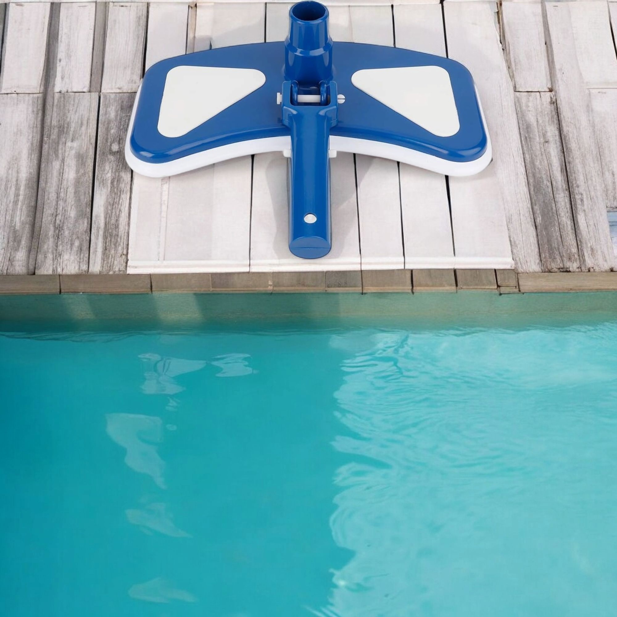 Deep Blue Pro Manual Pool Floor Vacuum Head with Stain Remover - Blue - Image 11