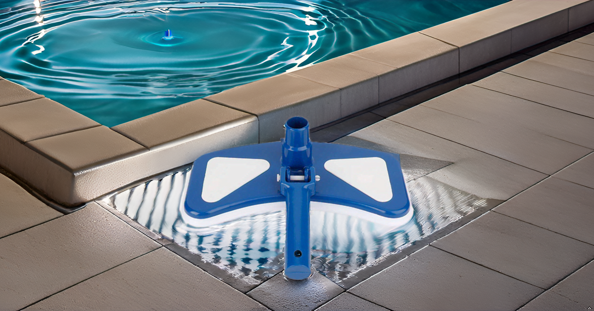 Deep Blue Pro Manual Vacuum Cleaner Head for Pool Bottoms with Stain Remover - Blue - Manual Vac + Stain White - Image 7