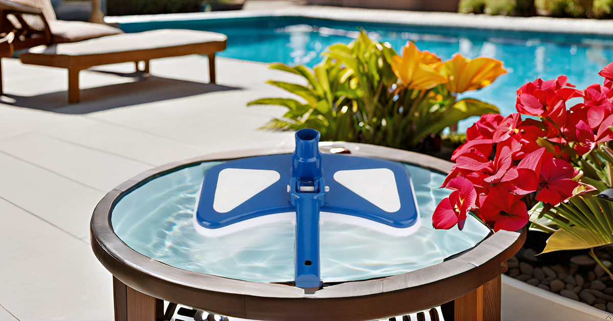 Deep Blue Pro Manual Vacuum Cleaner Head for Pool Bottoms with Stain Remover - Blue - Manual Vac + Stain White - Image 9