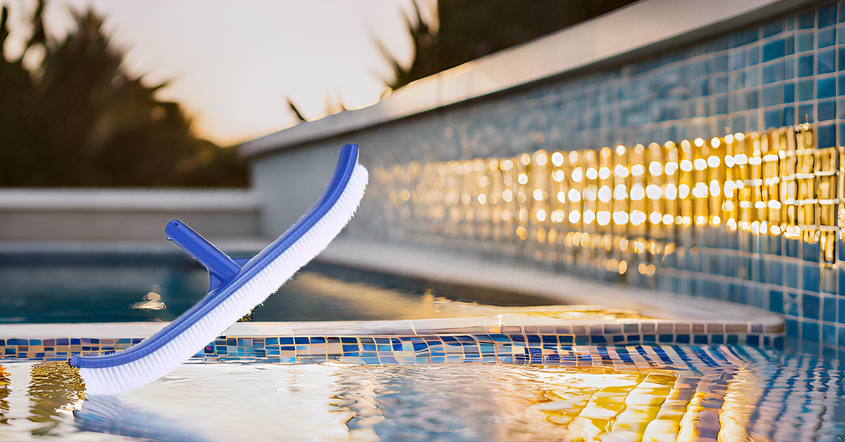 Deep Blue Pro 18-Inch Pool Brush in Plastic - Pool Brush 19Inch Alu-Back - Image 4