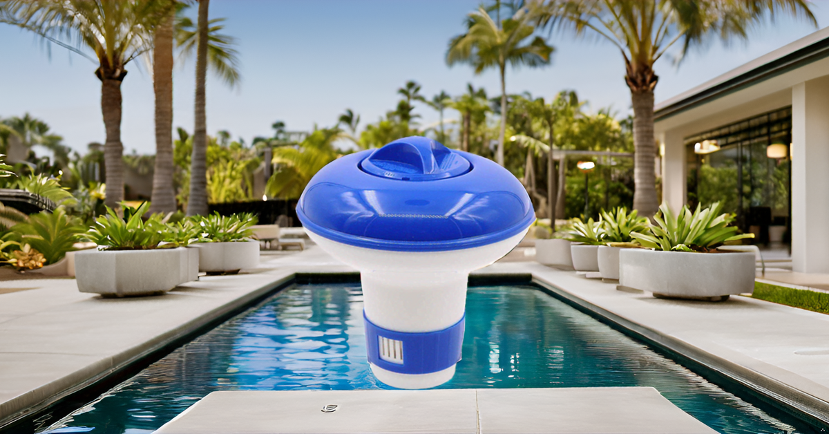 Deep Blue Pro Floating Chlorine Dispenser for Pools and Hot Tubs - 5 Inch - Image 6