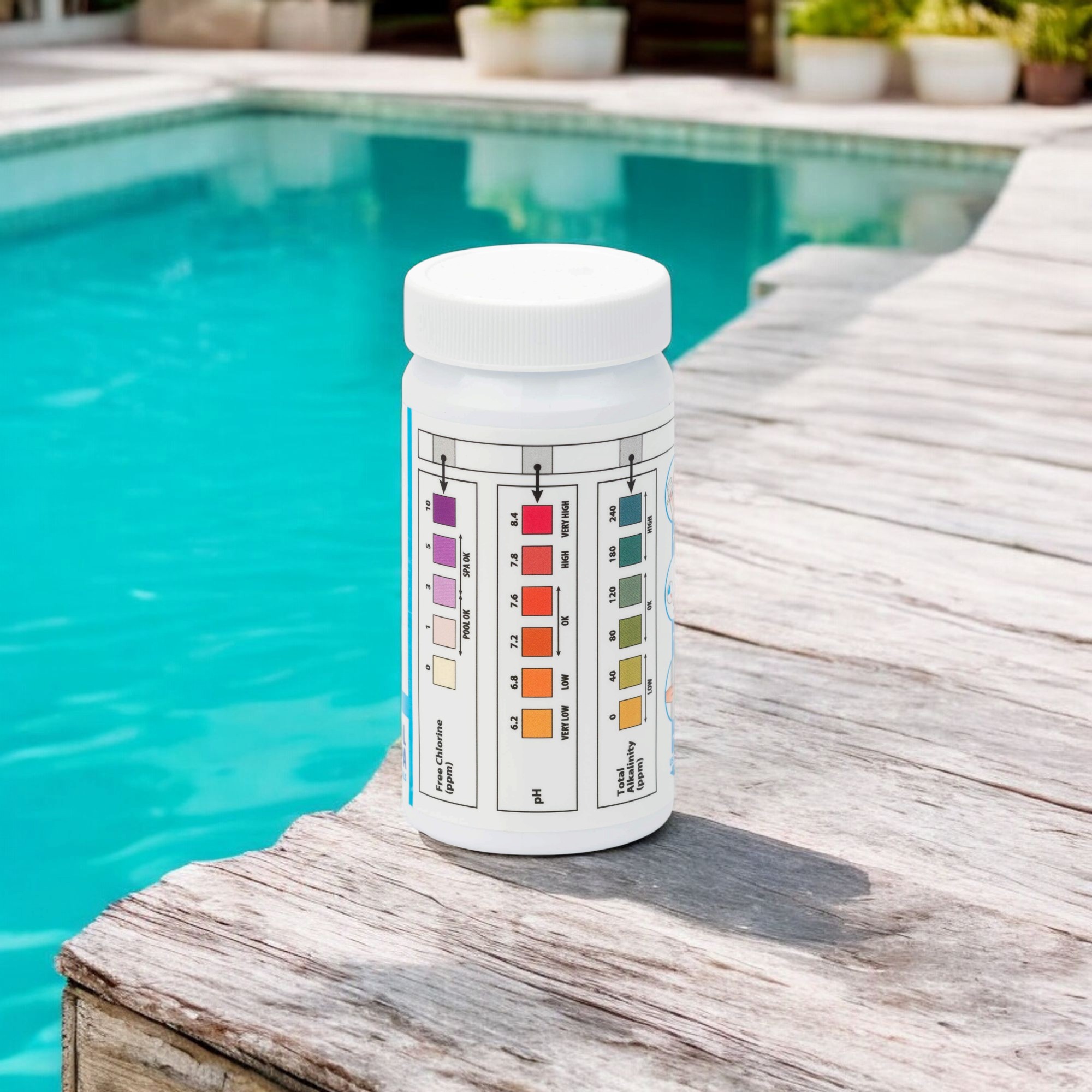 Deep Blue Pro 2-in-1 Pool Test bar Strips for chlorine in pool and hot tub - Image 4