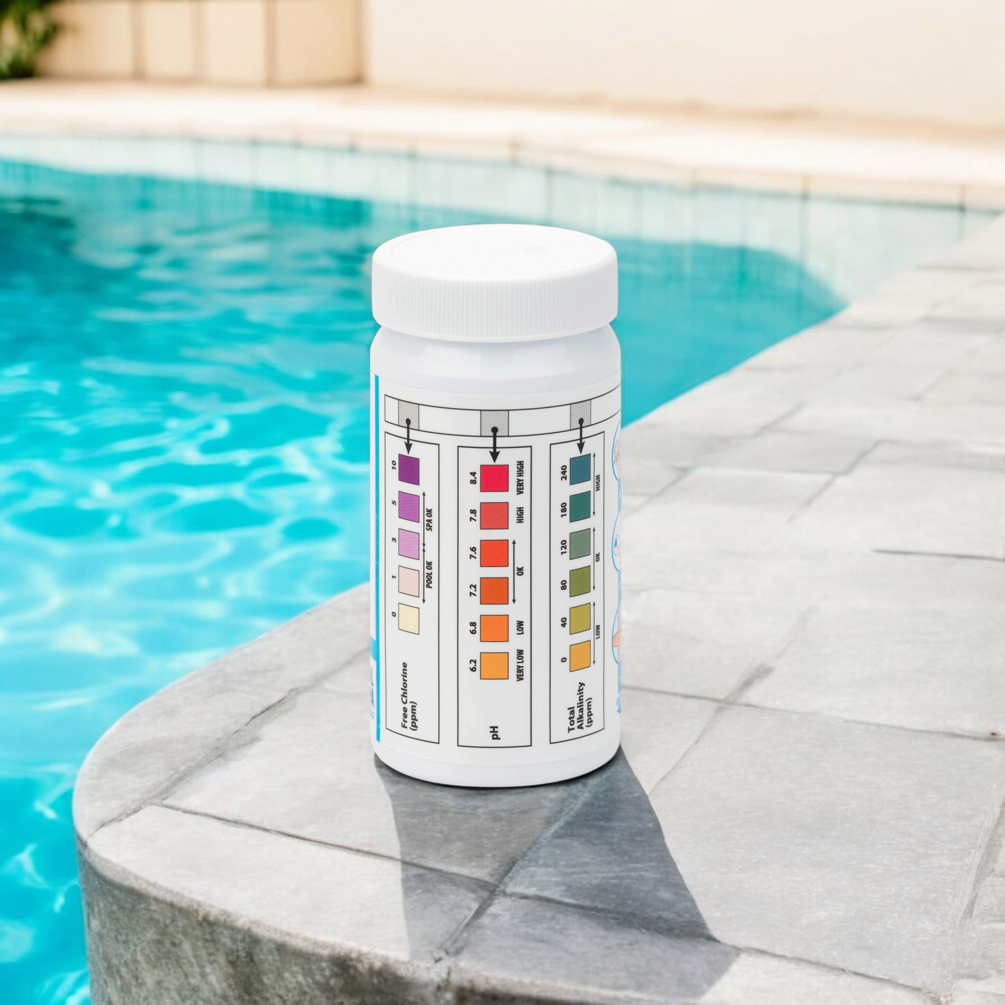 Deep Blue Pro 2-in-1 Pool Test bar Strips for chlorine in pool and hot tub - Image 5